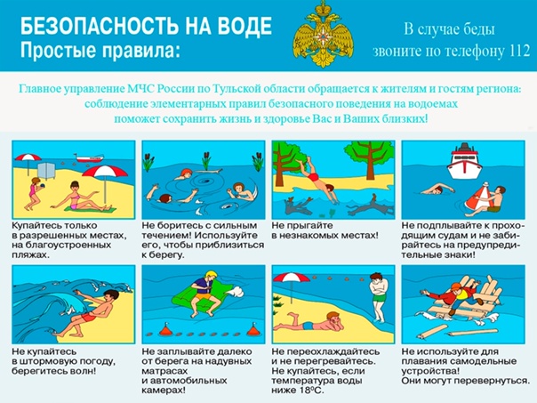 Соблюдаем правила безопасного поведения на воде.